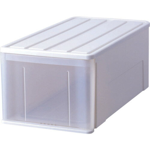 天馬(TENMA) 引き出し たっぷり収納 ホワイト 幅39×奥行74×高さ30cm 74L 110005975