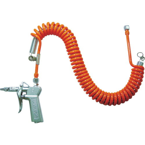 ●流量調整機能付ツリーガンとホースとスプリングのセット品●最高使用圧力：0.7MPa●ガンとホースとスプリングの3点セットで、ガンのノズルを回せば流量調整が可能です。●レバー付です。●天井から吊り下げて使用します。●一般的な清掃作業に。リニューアルに伴い、パッケージ・内容等予告なく変更する場合がございます。予めご了承ください。広告文責：楽天グループ株式会社050-5212-8316