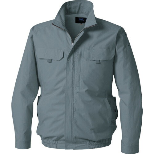 空調服 長袖ブルゾン グレー 4L KU92230K50S6