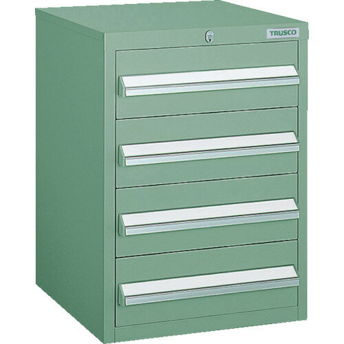 TRUSCO LVR型キャビネット 392X412XH540 引出4段 LVR-542