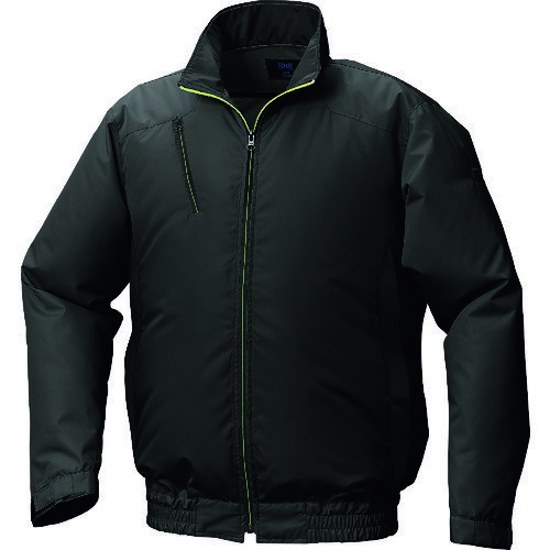 空調服 ポリエステル製カジュアル空調服[[R上]]ウェアのみブラック4L KU92010C09S6