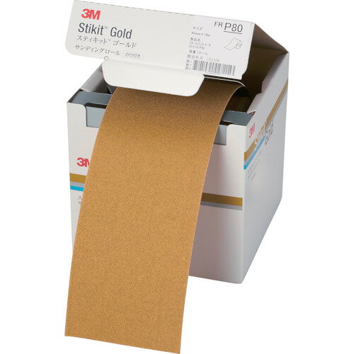 3M スティキット ゴールドフィニッシングロール #80 95mmX18m FR 80 95 GOL