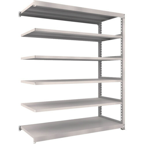 TRUSCO スチールラック M5型中量棚 1800*721*H2100 6段 連結 M5-7676B