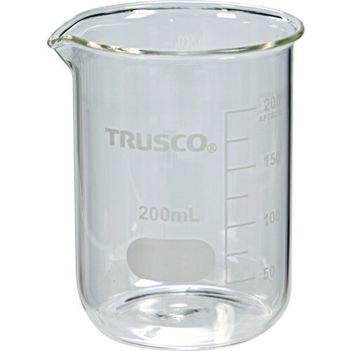 TRUSCO クリーンルーム ガラスビーカー 200ml GB-200