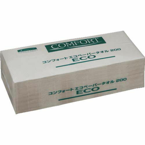 クレシア コンフォートエコペーパータオル200 37181