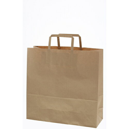 HEIKO 手提げ紙袋 25チャームバッグ 平手 3才 未晒無地 50枚入り 003262521...