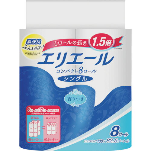 エリエール トイレットティシュー コンパクト1P8R 823283