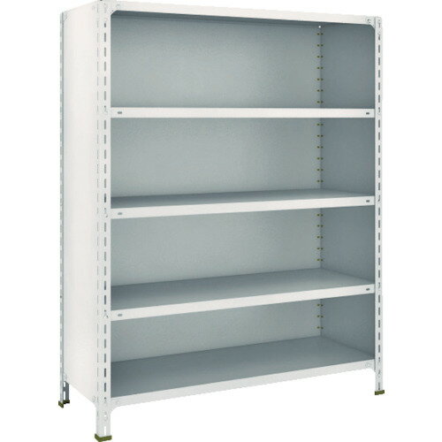 TRUSCO スチールラック 軽量棚背板・側板付 W1200XD450X1500 5段 54X-25