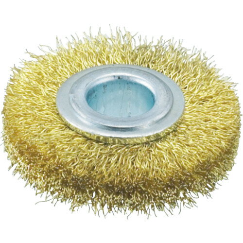 TRUSCO ホイルブラシ 38×10mm穴 真鍮線 線径0.15 TB6314