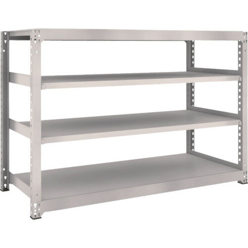 TRUSCO スチールラック M5型中量棚 1800*721*H1200 4段 単体 M5-4674