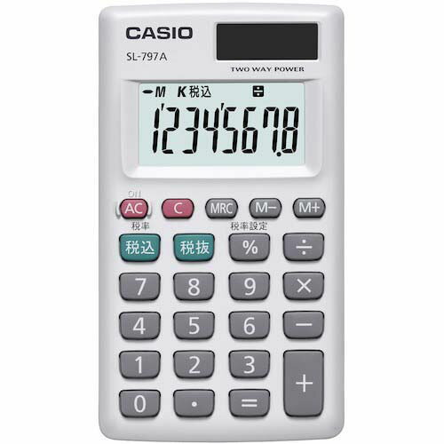カシオ カシオカード型電卓 SL-797A-N