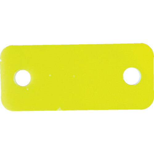 TRUSCO 靴用ネームプレート10枚入 黄　TSNPY