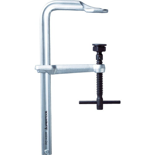 スーパー L型クランプ(強力型ヘビータイプ)フトコロ深さ：140mm クランプ範囲：600mm FC1460H