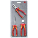 KNIPEX 絶縁工具3点セット(ワイヤーストリッパー・ニッパー・ペンチ) 003130BKV03