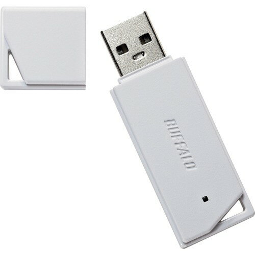 BUFFALOUSB2.0�ɤä���USB���꡼16GB�ۥ磻��RUF2-KR16GA-WH