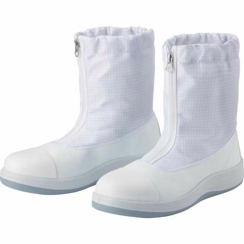 ミドリ安全トウガード付先芯入りクリーン静電靴SCR1200フルキャップハーフフード27.5CM※順次、品番：「..