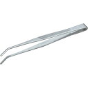 TRUSCO ステンレス製ピンセット 150mm 曲ギザ付 TSP24