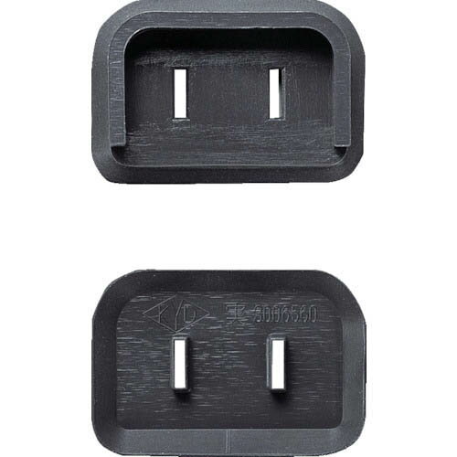 TRUSCO プラグ安全カバー2Pスイングプラグ用 50P入 ブラック PL2LCAP-50P-BK