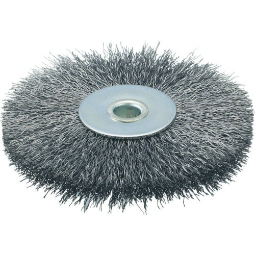 TRUSCO ホイルブラシ 100×10mm穴 鋼線 線径0.3 TB6352