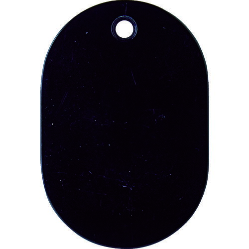 TRUSCO 小判札 大 60X40mm 5枚入 黒 THFL-BK