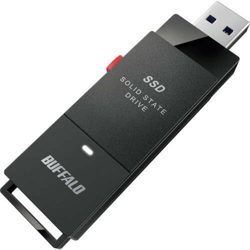 バッファロー USB3.2(Gen1) ポータブルSSD 250GB スティック型 SSD-PUT250U3-BKC