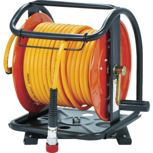 TRUSCO C型エアーリール ワンタッチカップリング付 7X10mm 30m巻 TAWC730N