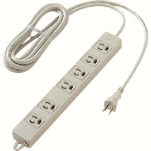 PanasonicOAタップ接地15A抜け止め形6コ口グレー3mマグネット付WCH2436H