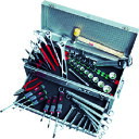 KTC 整備用工具セット(チェストタイプ:一般機械整備向) ソリッドブラック 間口520*奥行215*高さ300mm SK4520MXBK