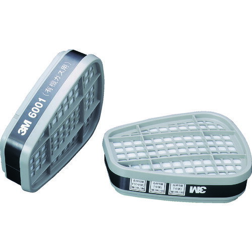 3M 防毒マスク用吸収缶 6001 2個入り 6001