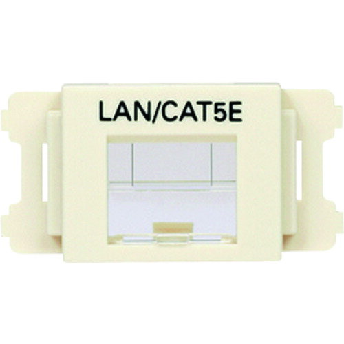 PANDUIT JISプレート用シャッター付きアダプタ オフホワイト LAN・CAT5E (10個入) CMASSP5IW-X
