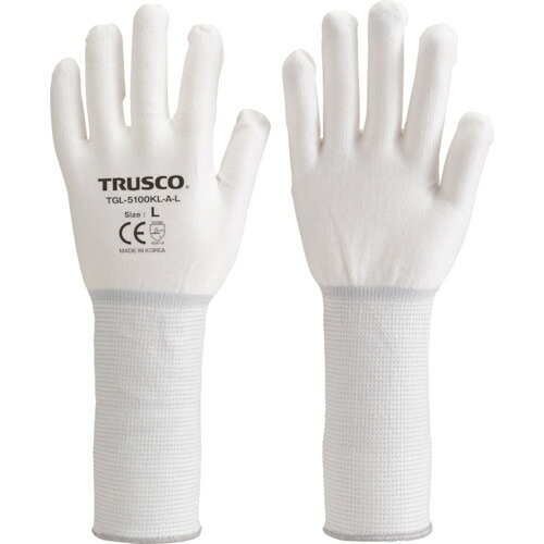 樂天商城 - TRUSCO (売切廃番) ホワイトHPPEインナー手袋ロング L TGL-5100KL-A-L