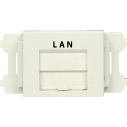 PANDUIT JISプレート用シャッター付きアダプタ 白 LAN (10個入) CMAOSSPLMW-X