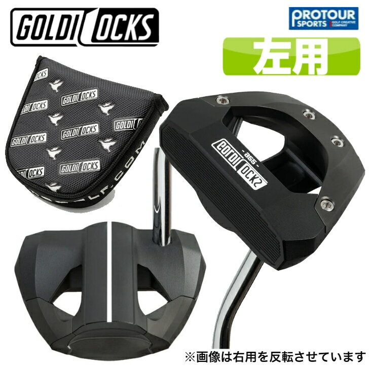 GOLDILOCKS 【左用 ALL BLACK】ゴルディロックス Model 922 レフティー用 パター