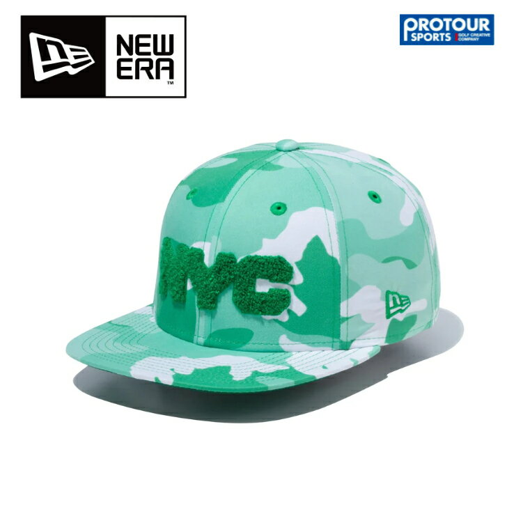 NEW ERA 9FIFTY Original Fit NYC ニューエラ チャンキーロゴ グリーンカモプリント キャップ 13073299 「ニューエラ」が拠点を置くアメリカ・ニューヨークにフォーカスしたコラボレーションシリーズ。 本企画のメインロゴとなる、NYCチャンキーロゴをフィーチャーしたモデル。 シルエットはアジャスタブル仕様でサイズ調整可能な9FIFTYです。9FIFTYをベースにクラウンの高さを低めに調整したオリジナルフィット。スクエアな形状のバイザーが特徴です ■サイズ：56.8～60.6cm(調整可)ユニセックス ■カラー カモ ■刺繍カラ― ベジグリーン ■素材：ポリエステル コットン ■メーカー希望小売価格 　5,500円（税込）