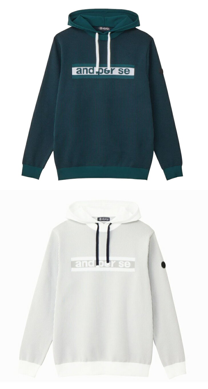 and per se アンパスィ ニットプルパーカ AMF2395B4（メンズ）