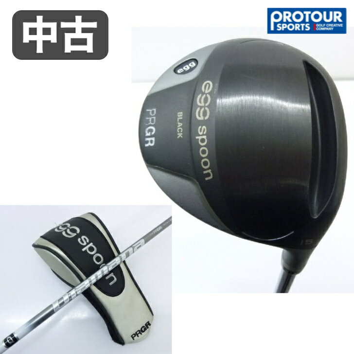 中古 クラブ PRGR プロギア egg spoon BLACK フェアウェイウッド 15°