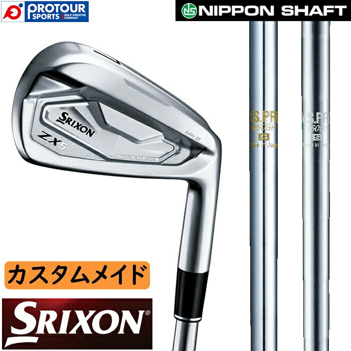 DUNLOP SRIXON ZX5 Mk II IRON N.S.PRO STEEL CUSTOM / XN\ ZX5 Mk2 ACAZbg(5-9P) N.S.PRO X`[ JX^ 󒍐Y