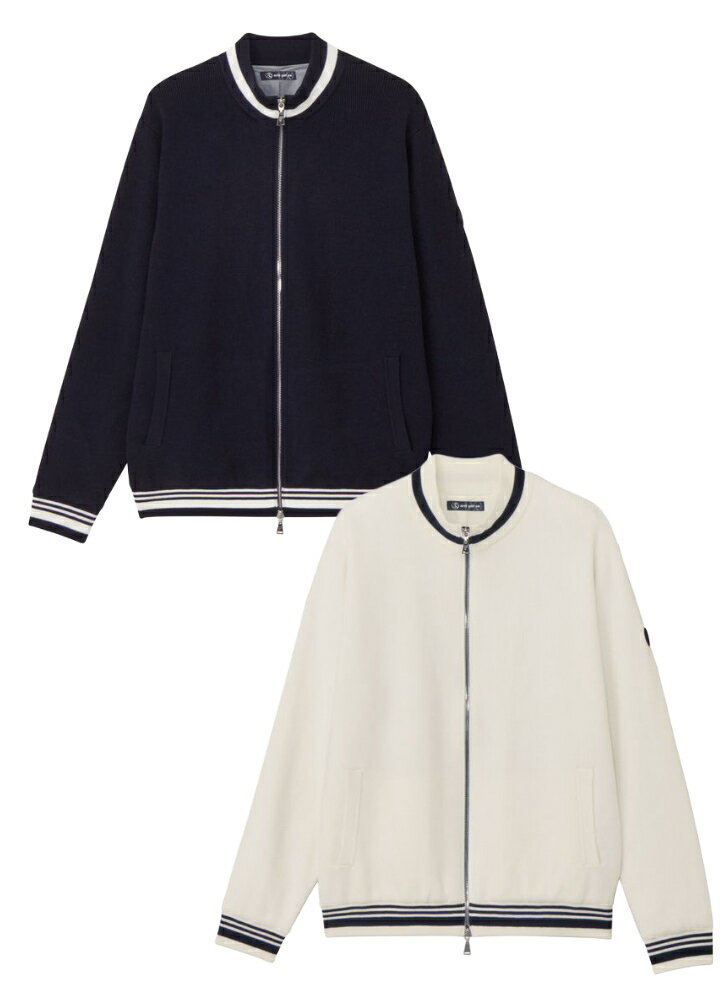 and per se アンパスィ ニット防風ブルゾン AMF2995A6（メンズ）