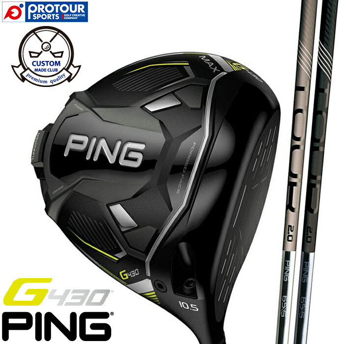 PING G430 MAX hCo[ PING TOUR 2.0 CHROME/BLACK V[Y E(RH)/(LH) JX^ ys DRIVER g430 max customz