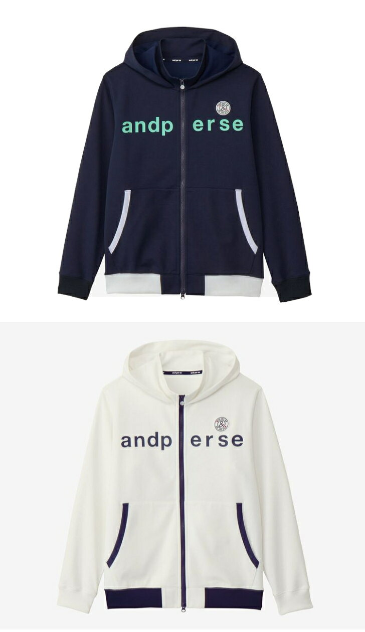 and per se アンパスィ エアロスウェット フーディーブルゾン AMS6905J2（メンズ）