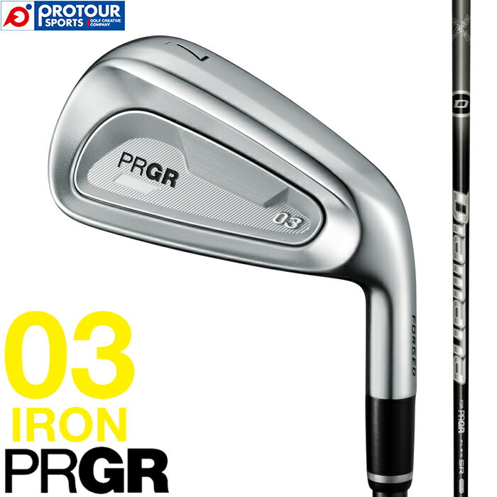 PRGR IRONs PRGR 03 IRON DiamanaTM M FOR PRGR / プロギア 03 アイアン 5本セット(＃7-9,P,A) 2025年モデル ディアマナ カーボンシャフト アイアンセット 送料無料