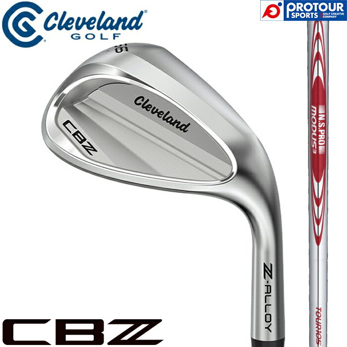 Cleveland Golf CBZ WEDGE / クリーブランドゴルフ CBZ ウエッジ 2026年モデル N.S.PRO MODUS3 TOUR 105 スチールシャフト(S) ツアーサテン 人気 日本正規品 送料無料