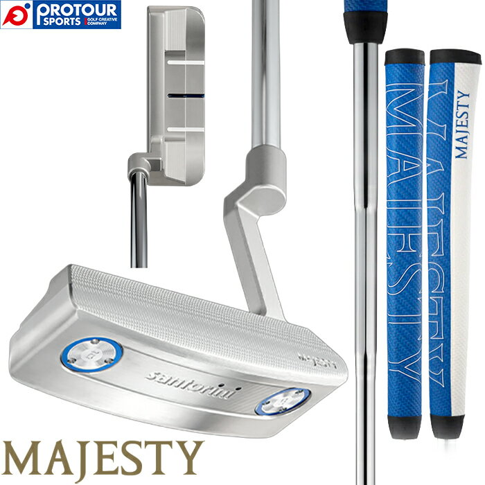 MAJESTY Santorini WIDE BLADE PUTTER / �ޥ������ƥ� ����ȥ꡼�� �磻�ɥ֥졼�� �ѥ��� 2023ǯ��ǥ� �������륷���...