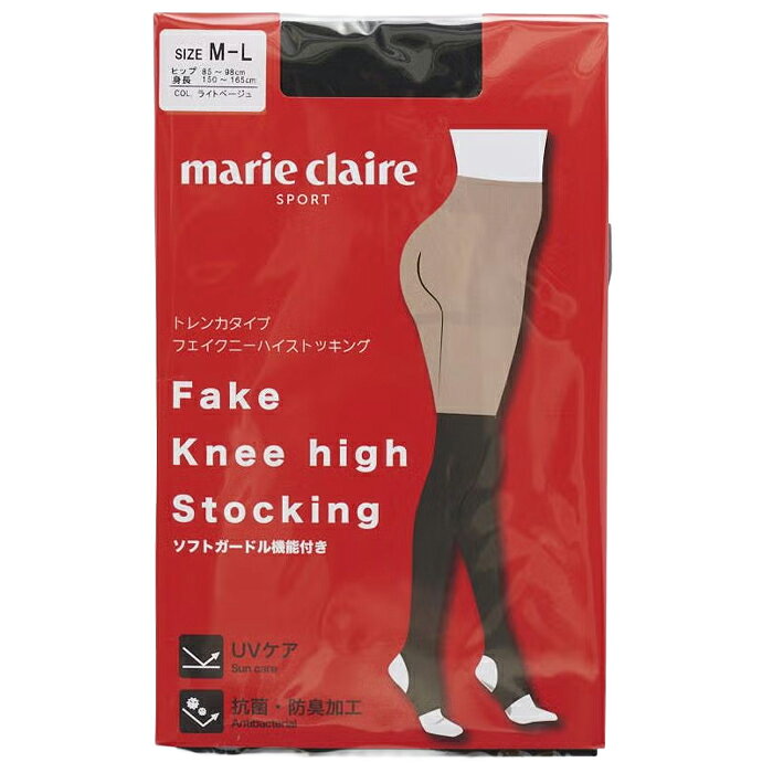 marie claire SPORT マリクレールスポーツ ニーハイソックス風トレンカ LBE 715972