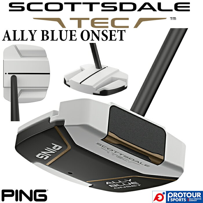 Rakuten - PING SCOTTSDALE TEC ALLY BLUE ONSET / ピン スコッツデール テック アリーブルーオンセット パター 2026年モデル グリップ2種類 ヘッドカバー付き メンズパター EYE-Q アイキュー 日本正規品 送料無料