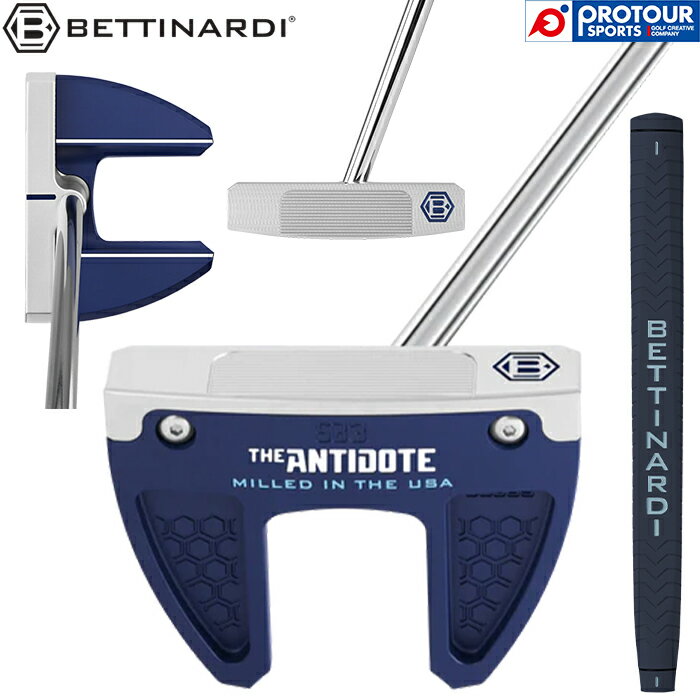 BETTINARDI ANTIDOTE SB3 / ベティナルディ アンチドート SB3 パター 2026年モデル ヘッドカバー付き メンズパター ファングシェイプ(ツノ型) 日本正規品 送料無料