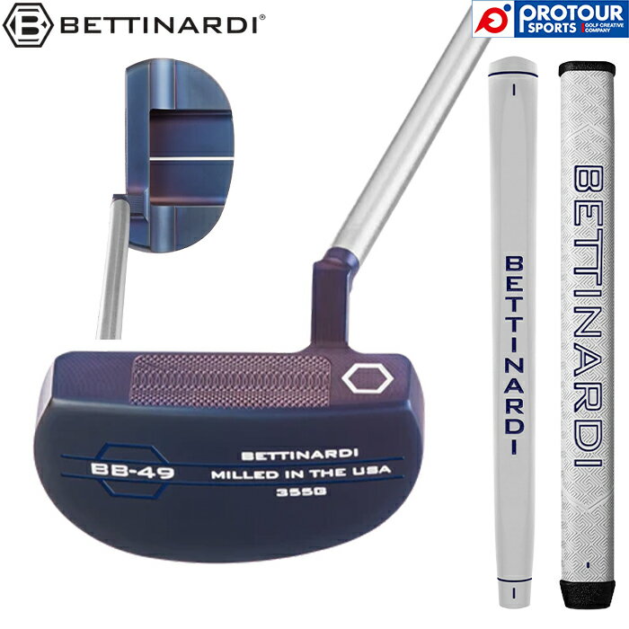 乐天商城 - BETTINARDI BB SERIES BB49 / ベティナルディ BBシリーズ 2026 BB49 パター 2026年モデル ヘッドカバー付き メンズパター マレット型 スラントネック 日本正規品 送料無料