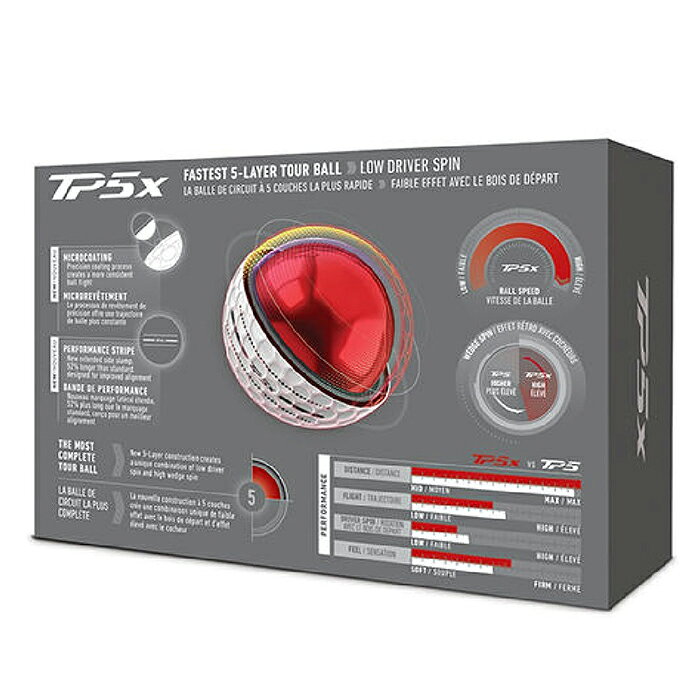 TaylorMade TM26 TP5x PERFORMANCE STRIPE BALL / テーラーメイド TM26 TP5x パフ...
