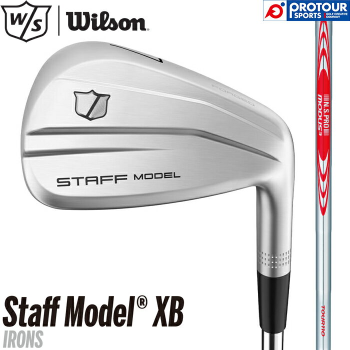 Wilson STAFF MODEL XB IRONS / ウイルソン スタッフ モデル XB アイアン 5番-PW(6本セット) 2026年モデル N.S.PRO MODUS3 TOUR 110(S) スチールシャフト アイアンセット メンズ 日本正規品 送料無料