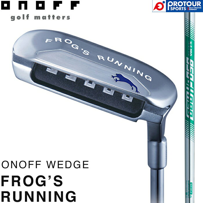 ONOFF WEDGE FROG'S RUNNING(グレー) 標準シャフト / オノフ ウェッジ フロッグス ランニング 2024年モデル N.S.PRO 950GH neo(WEDGE) スチールシャフト ランニングウェッジ 42° 34インチ メンズウェッジ 日本正規品 送料無料